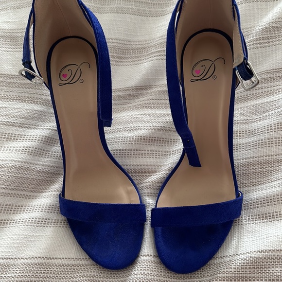 Blue Suede Heels - Picture 5 of 5